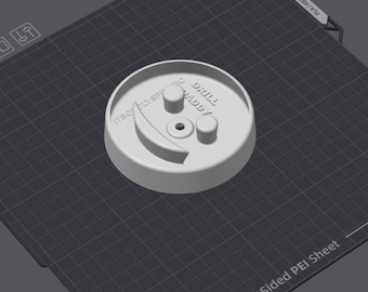DrillDaddy V3 STL File (Drill Attachment for Scrub Daddy Sponge)