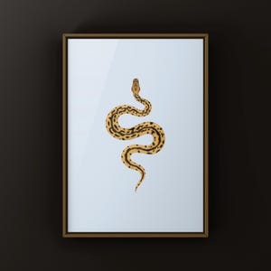 Batman Ball Python Python regius art print by The Morph Archive, designer snake artwork by Mingo X.