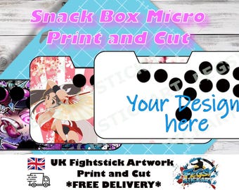 Junkfood Snackbox Micro - Custom Art Print & Cut - Etsy