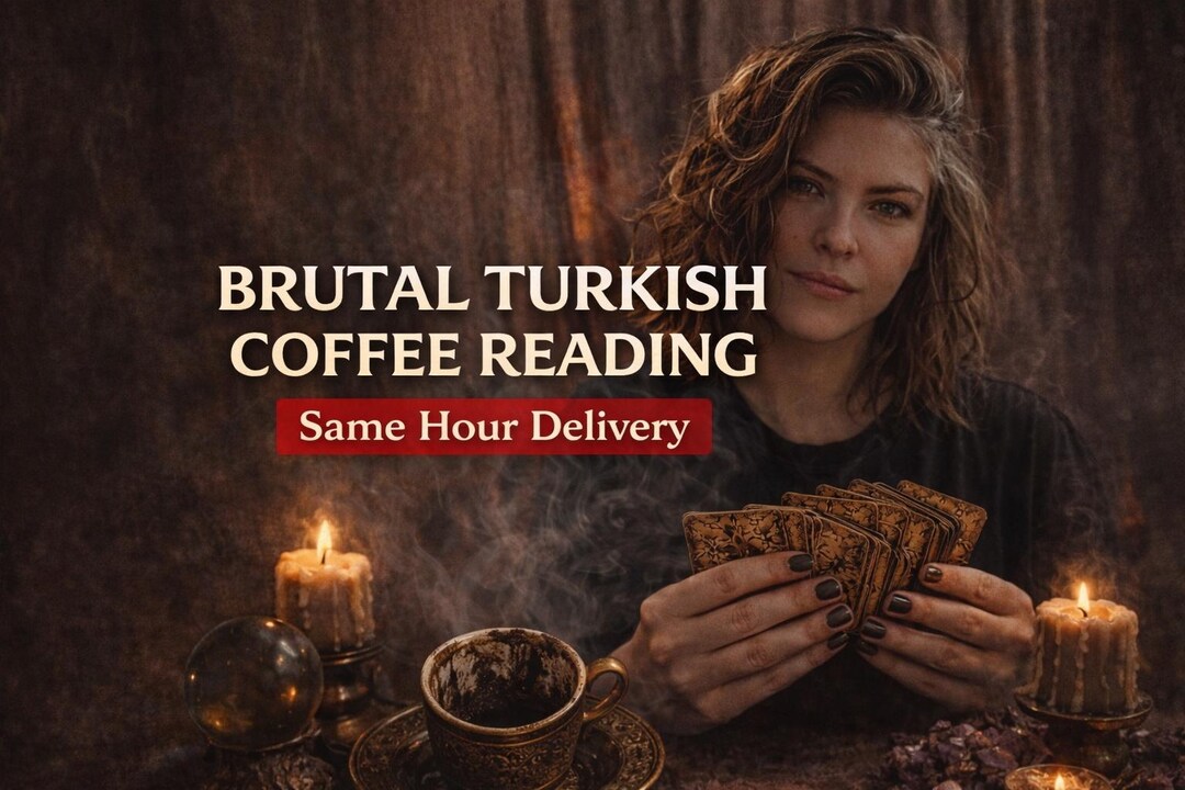 Personalized Turkish Coffee Cup Reading | Same Hour Delivery - Etsy