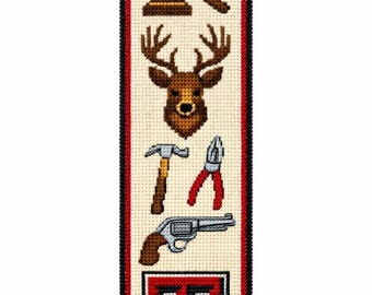 Anpassat bokmärke Needlepoint Canvas