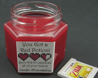 Legend of Zelda Potion Hexagon Mini Candle