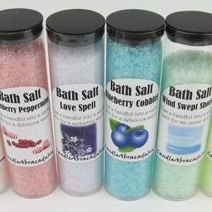 Coarse Scented Bath Salt with Dead Sea and Epsom Salts (7 oz)
