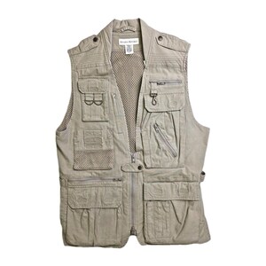 Gilet vintage Banana Republic Safari homme moyen photographie