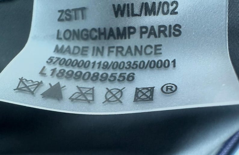 Long Champ Inner Label Longchamp L - Burgundy - Etsy
