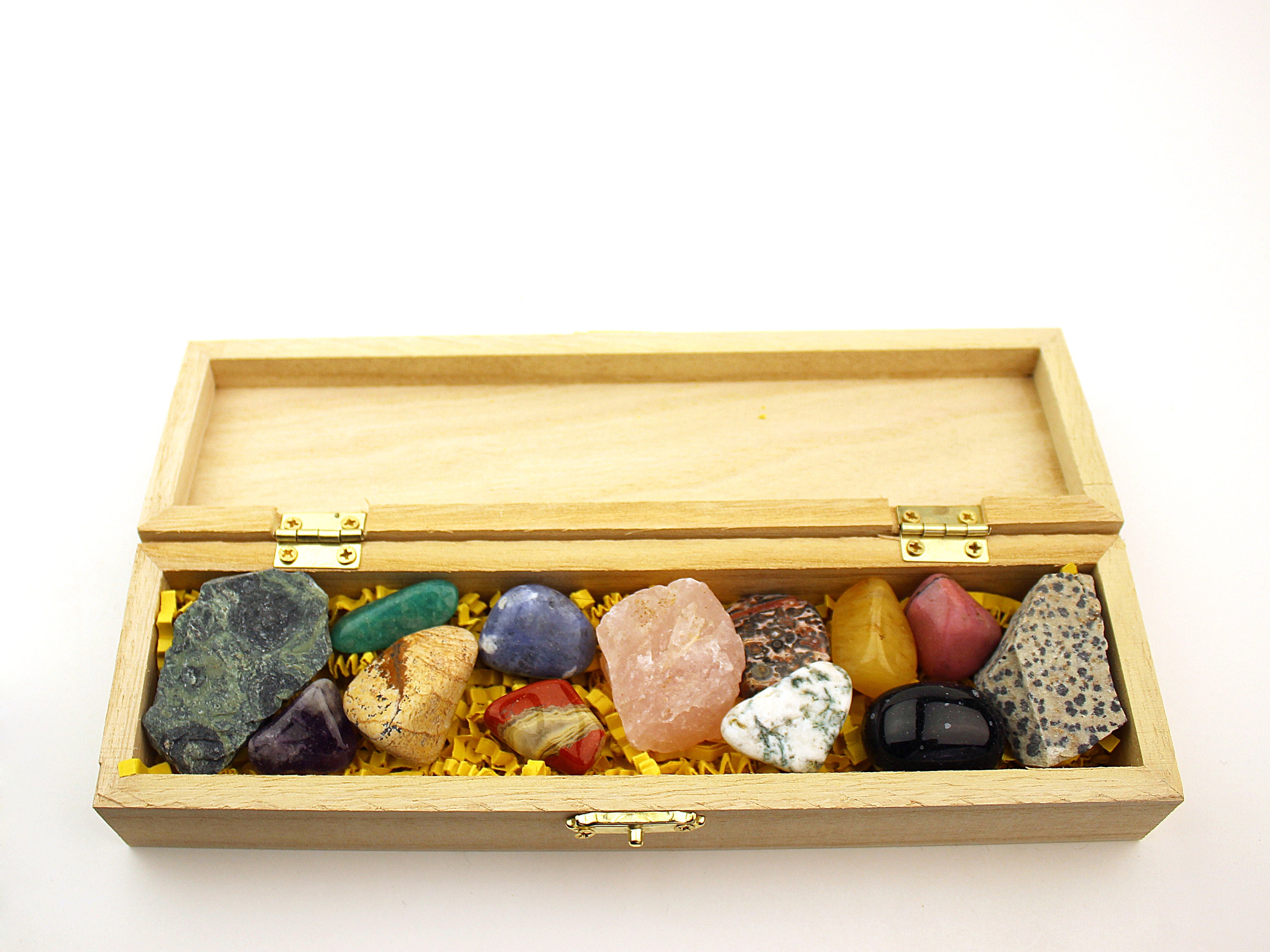 Cristal en caja de madera 13 ud. Set de regalo kit de | Etsy