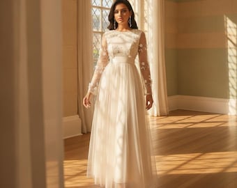 Beige Floral Lace Maxi Dress Wedding Guest A Line Formal Evening Gown Pearl Mesh High Waist Sleeveless Eid Party Outfit Dress