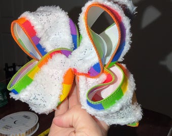 Bad case of the stripes hair bow
