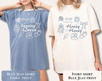 Shirt Last Disco Bachelorette, Mamma Mia Honey Honey Comfort Colors Tee, Custom Girls Trip Bach, Dancing Queen Bride Squad Gift