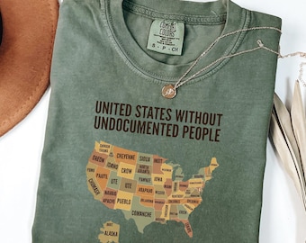 不法移民のいないアメリカ：ネイティブ・ランド、ICEの廃止、コンフォート・カラーズTシャツ、リベラル・サンクスギビングTシャツ、スウェットシャツ、パーカー