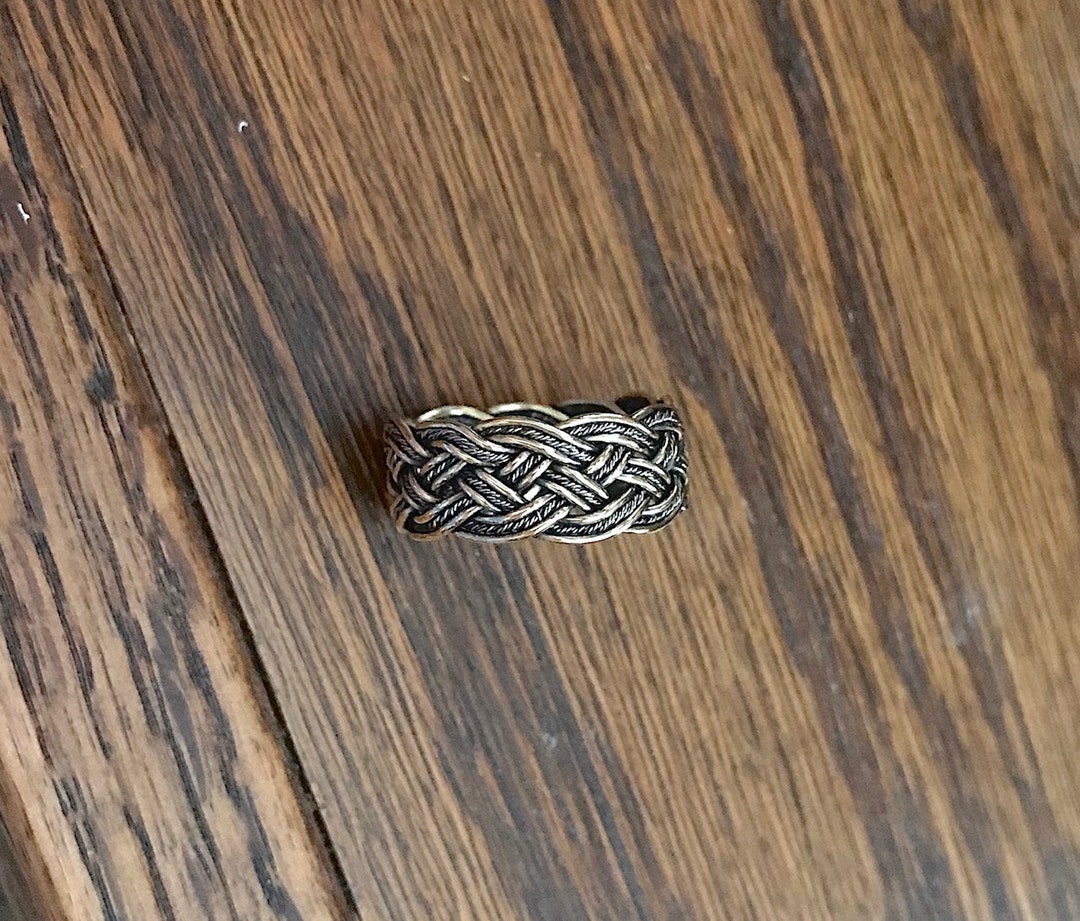 Turks Head Ring 18k Etsy