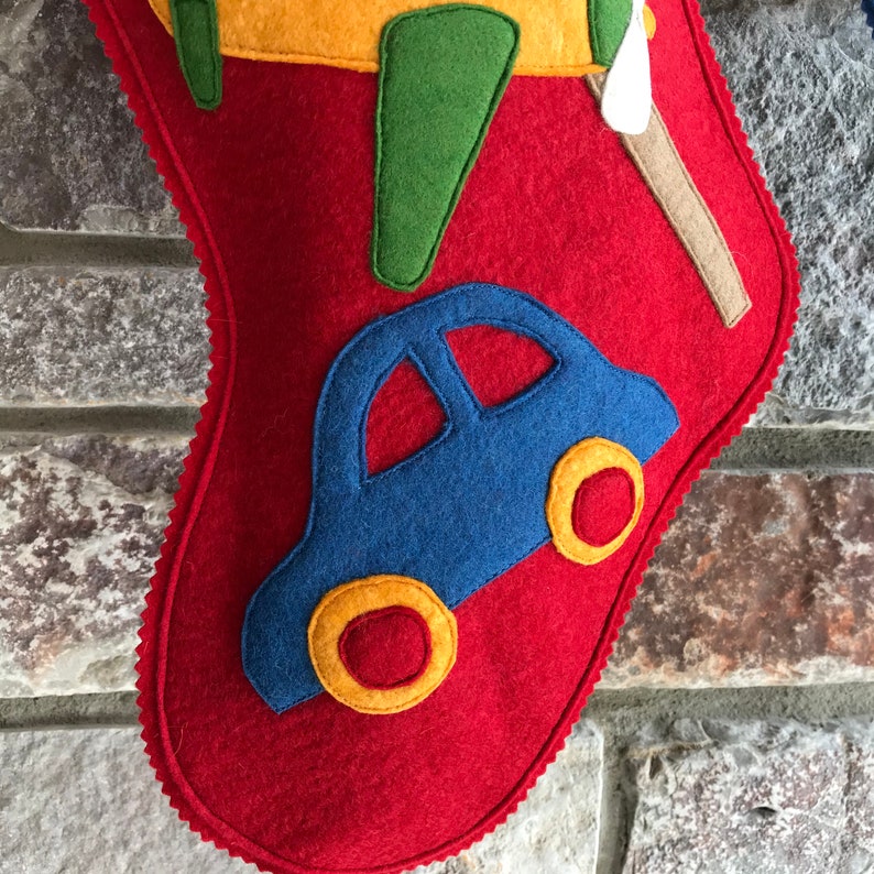 Handmade Wool Felt Christmas Stocking: Celebrate With a Baby | Etsy