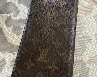 Carteira Louis Vuitton Monogram Porte Carte Credit Bifold Carteira Longa