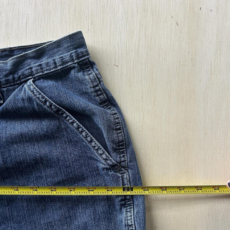 Y2K Wrangler Jeans Mens 40x30 Medium Wash Denim Relaxed Straight Cargo 70LGWDS image 7