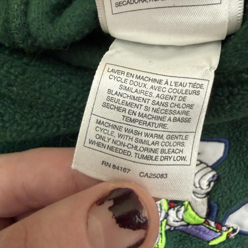 Sudadera con capucha vintage de Buzz Lightyear de Toy Story para jóvenes, talla grande, color verde polar. imagen 5