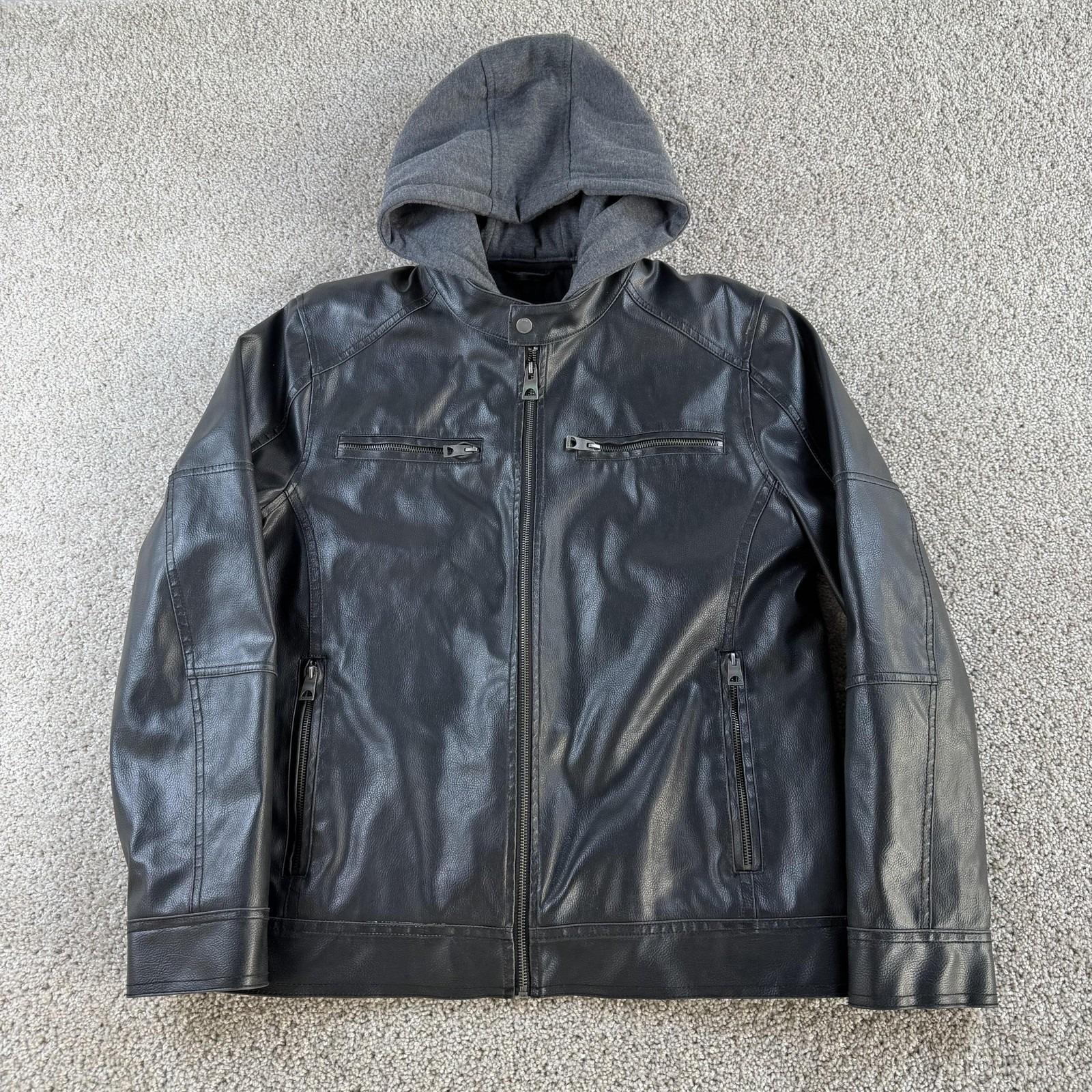 Vintage Guess Leather Jacket - Etsy