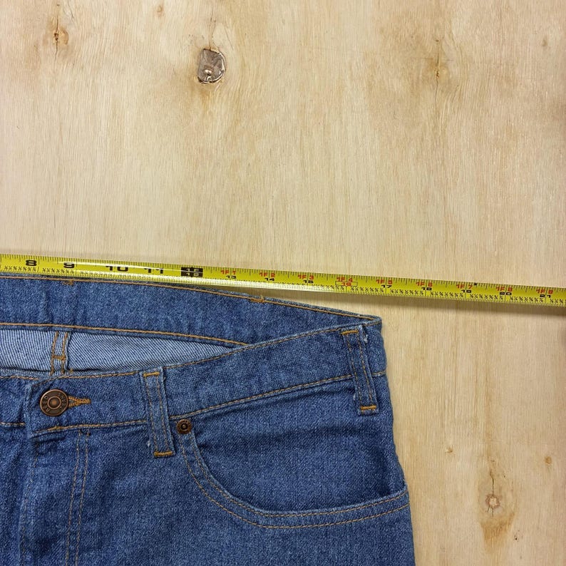 Vintage Wrangler Jeans Mens 36x32 Medium Wash Blue Denim Regular Straight Pants image 8