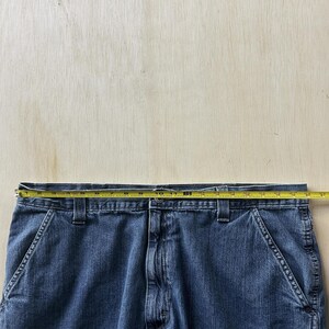 Y2K Wrangler Jeans Mens 40x30 Medium Wash Denim Relaxed Straight Cargo 70LGWDS image 4
