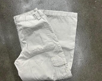 Vintage Y2k Cargo-chino maat 12, normale broek taille: 28 inch