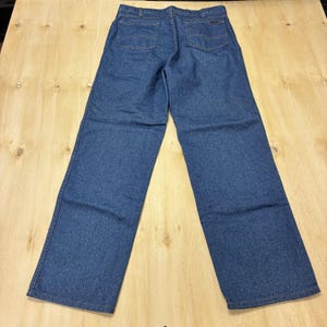 Vintage Wrangler Jeans Mens 36x32 Medium Wash Blue Denim Regular Straight Pants image 4