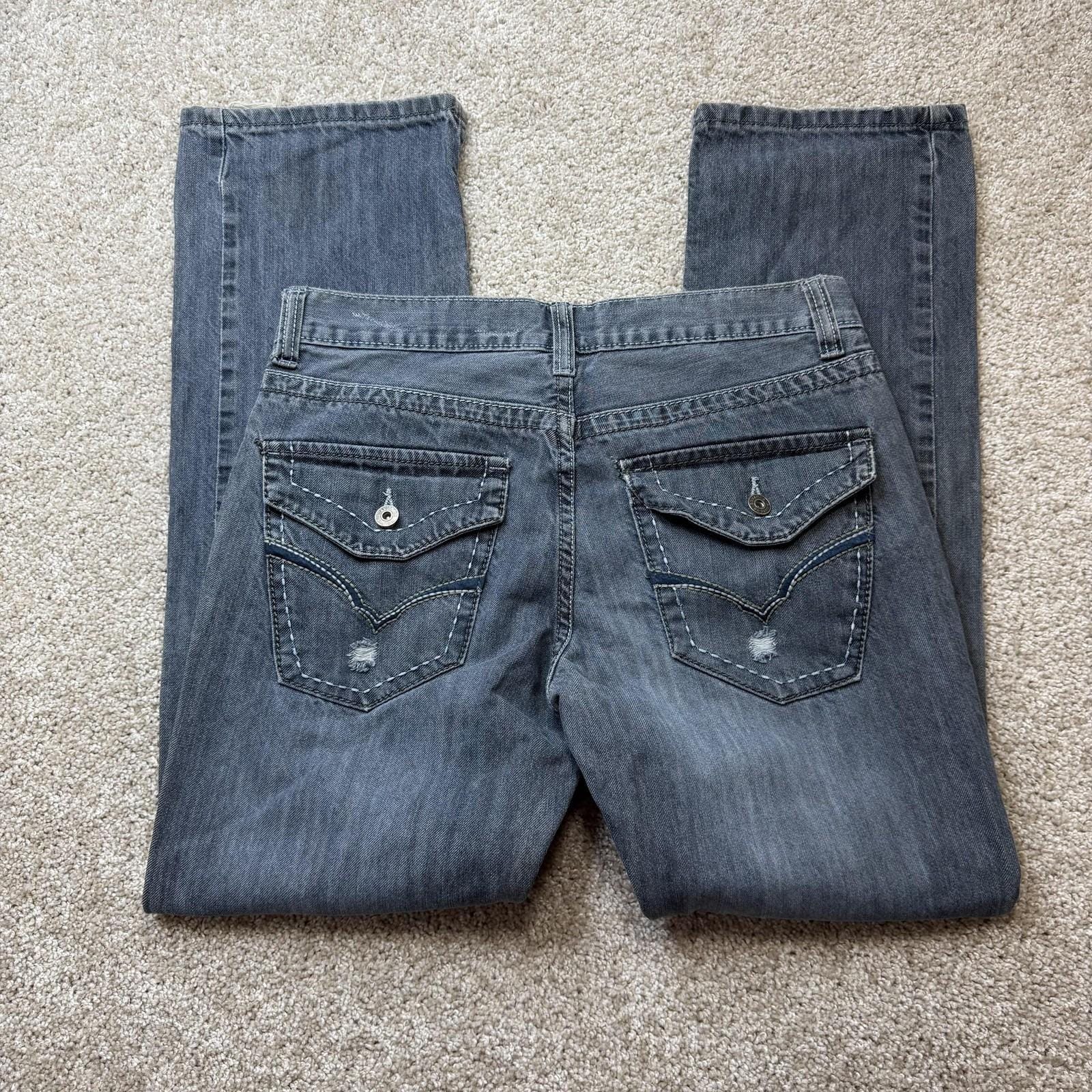 Y2K Route 66 Premium Slim Straight Jeans Mens 32x32 Medium Wash