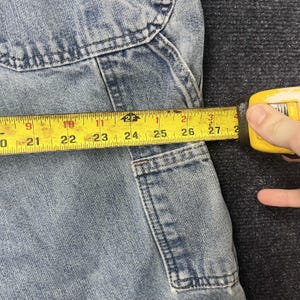 Y2K Wrangler Carpenter Jeans Mens 44x30 Light Denim Relaxed Straight Workwear image 8