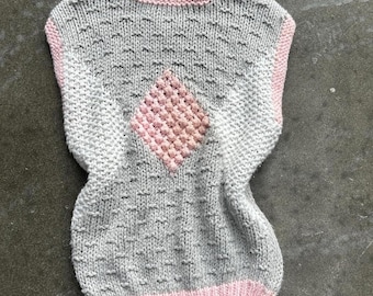 Vintage 90s Stitch By Stitch Size Small Cable Knit Sweater Vest