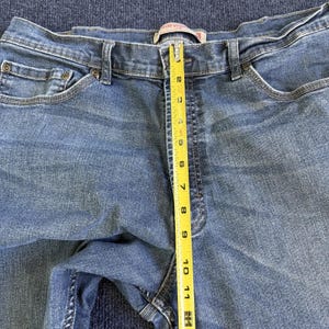 Y2K Wrangler Relaxed Boot Flex Jeans Mens Medium Wash Blue Bootcut Fits 36x34 image 12