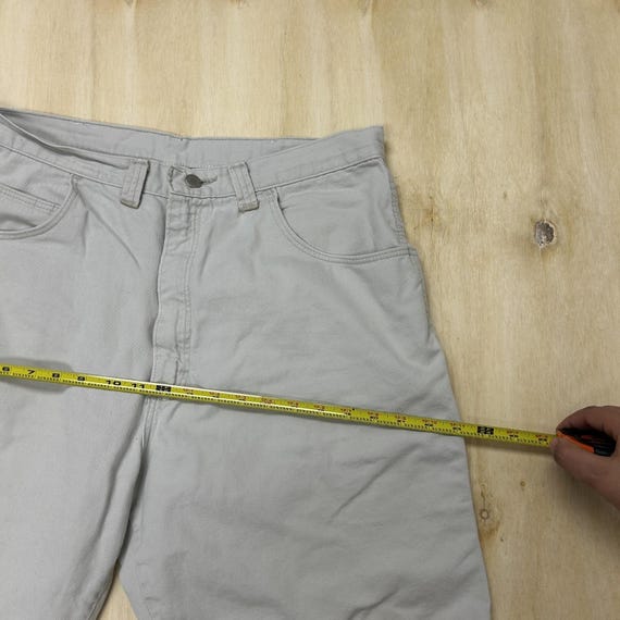 Y2K WRC Jean Co Cargo Shorts Mens 34 Gray Cotton Denim Relaxed Fit 10 Inseam View 6