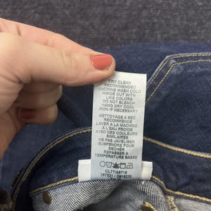 Jeans Joe's de mezclilla elástica ajustada de talle alto, corte acampanado micro acampanado azul para mujer, talla 31, estilo Y2K. imagen 6