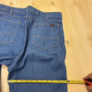 Vintage Wrangler Jeans Mens 36x32 Medium Wash Blue Denim Regular Straight Pants image 7