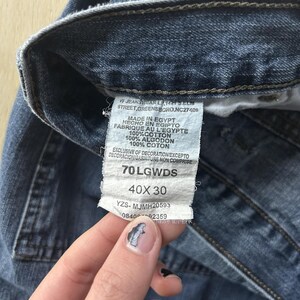 Y2K Wrangler Jeans Mens 40x30 Medium Wash Denim Relaxed Straight Cargo 70LGWDS image 2