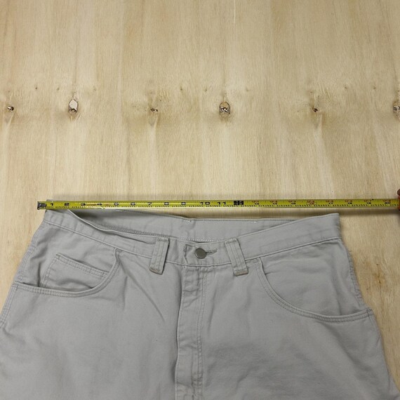 Y2K WRC Jean Co Cargo Shorts Mens 34 Gray Cotton Denim Relaxed Fit 10 Inseam View 5