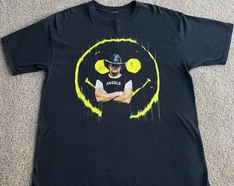 Vintage 2004 Tim McGraw Shirt Mens XL Black Out Loud Tour Tee T-Shirt Music