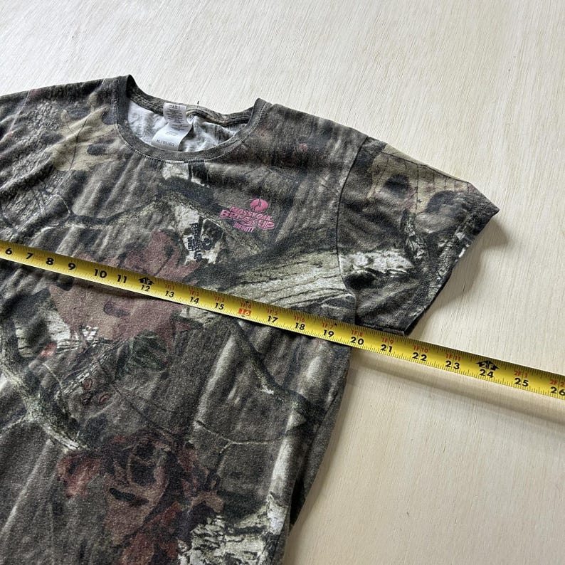 Maglietta Infinity Y2K Mossy Oak Break-Up da donna, taglia XL, marrone, mimetica, per la caccia e attività all'aperto. immagine 5