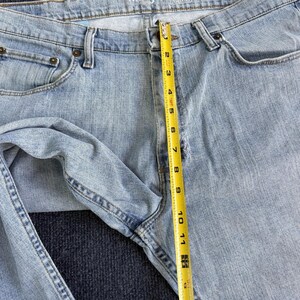 Y2K Wrangler Jeans Mens 36x29 Light Wash Blue Denim Relaxed Straight Retro image 14