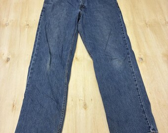 Y2K Levis 550 Jeans Pantalon décontracté fuselé en denim pour homme, 36 x 34, délavé moyen