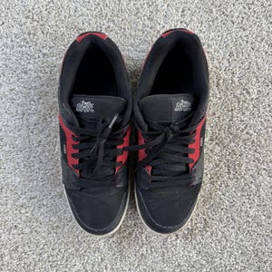 Y2K Etnies Chad Reed Rockfield Shoes Mens Size 12 Black Red Skateboarding Skate image 1