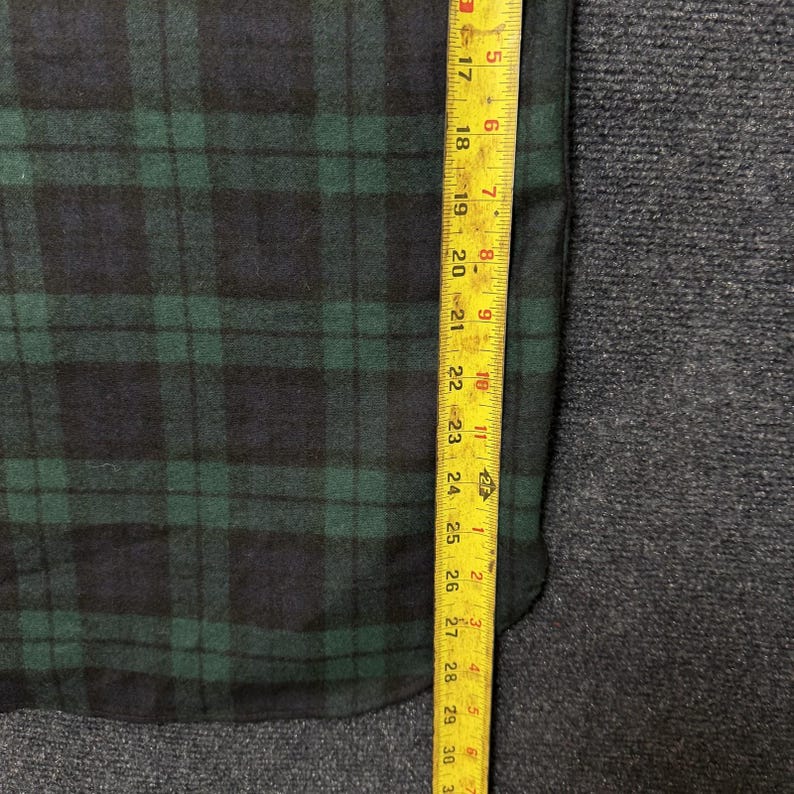 Vintage Pendleton Shirt Mens Med Green Flannel Lined Button Up Wool Long Sleeve image 6