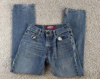 Jean Levis 511 An 2000 Garçon 14 ans Standard 27 x 27 cm Bleu denim 100 % coton Décontracté