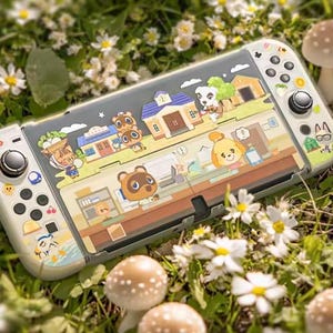Cute Switch2 Protective Shell Cartoon Forest Animal Crossing.