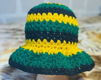 Caribbean Style Crochet Hat