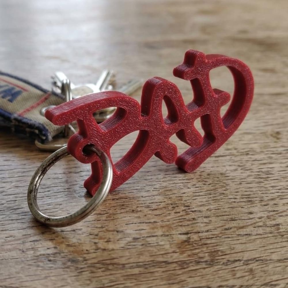 Michael Jackson BAD keychain