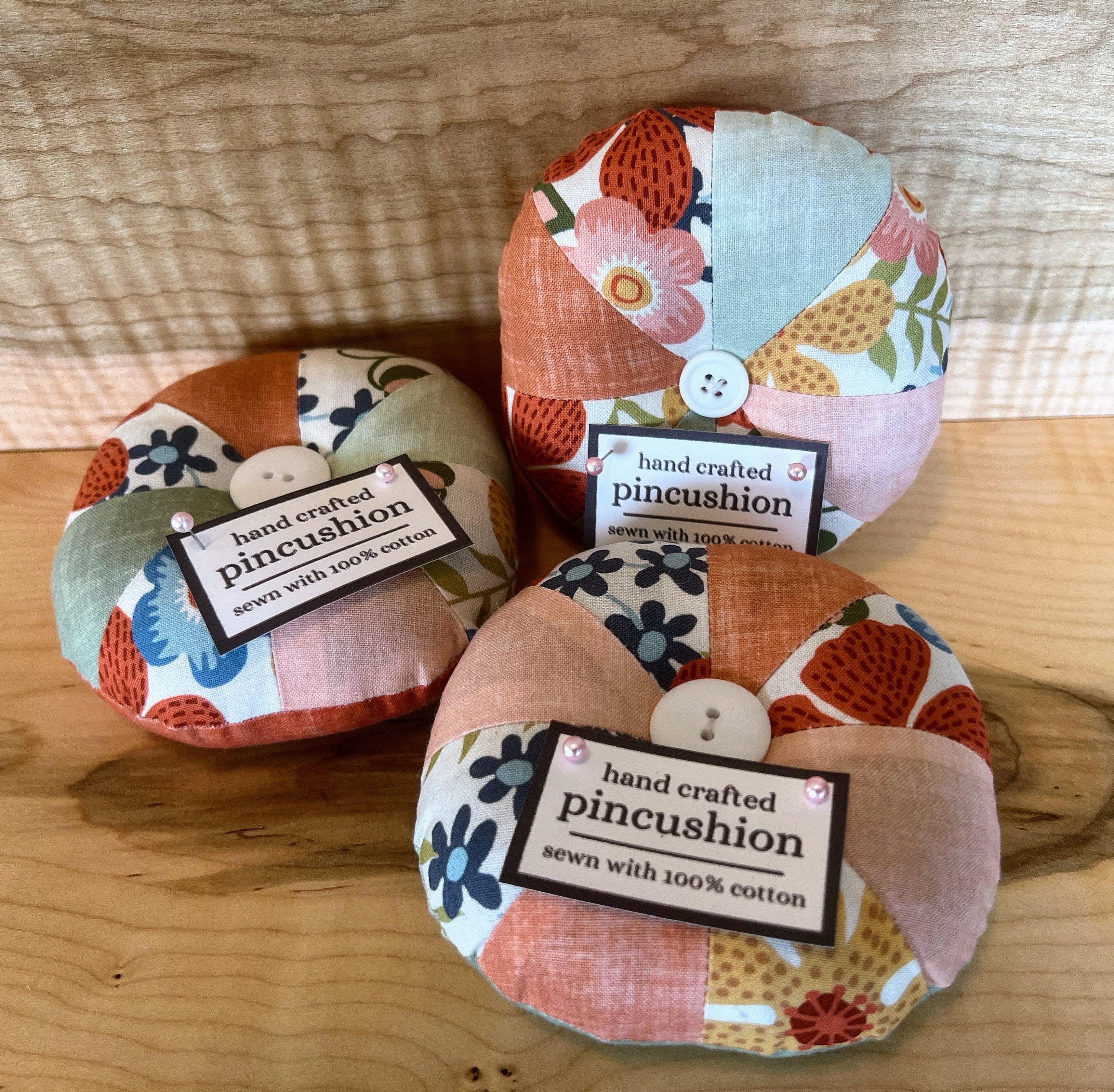 Handmade Pin Cushion with Walnut Seeds - Soap Queen