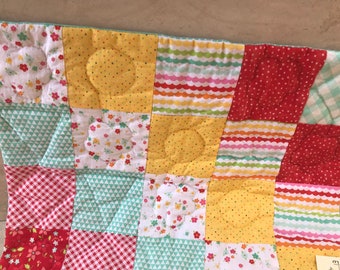 Hand Quilted Doll Blanket