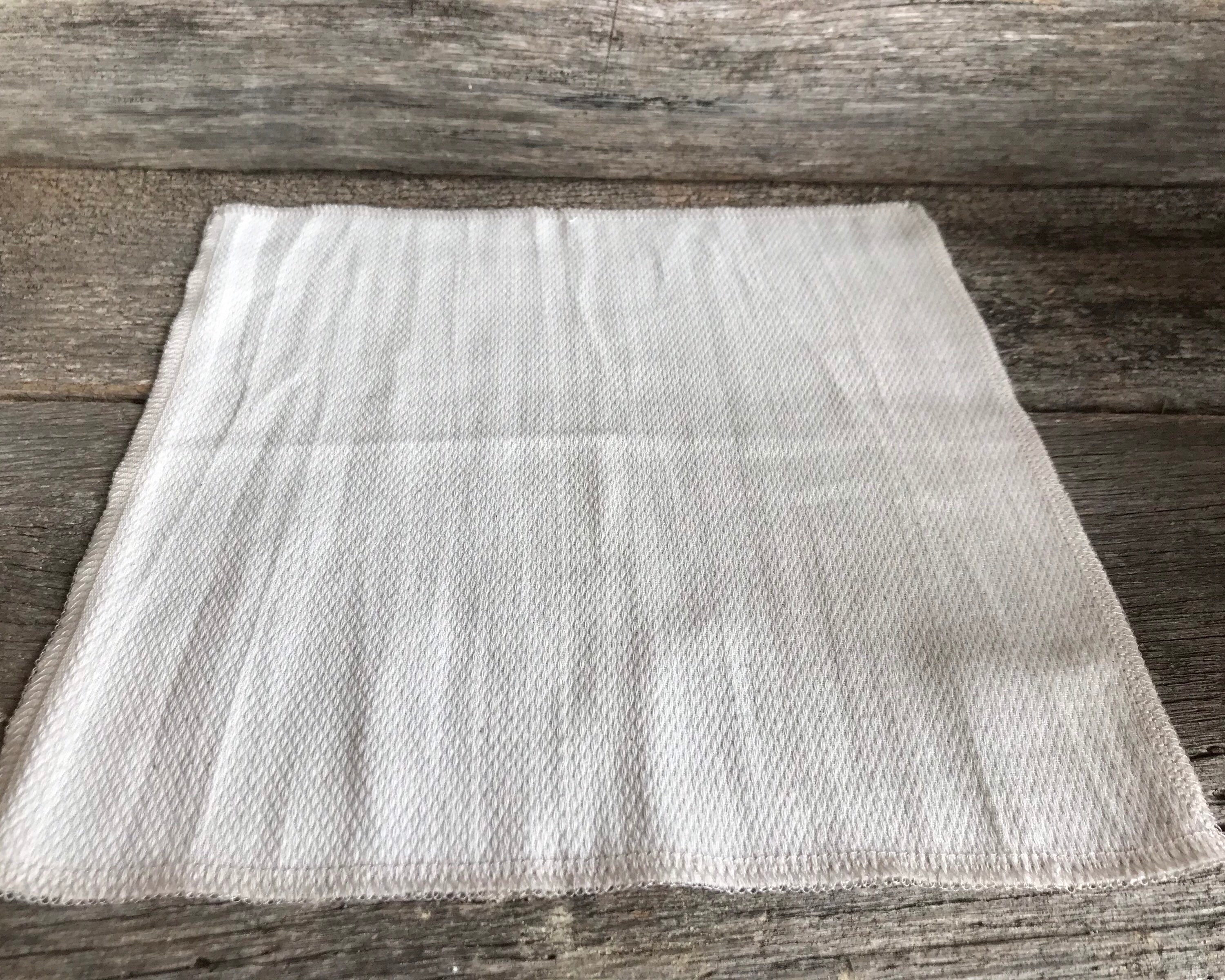 Organic Unbleached Unpaper Towel // Reusable Paper Towels // Etsy