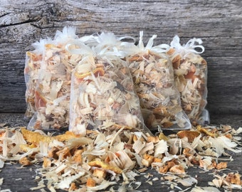 Orange and Pine Sachets- set of 6