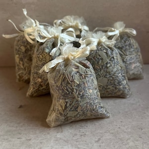 Set of 6 Eucalyptus - Lemongrass - Lavender Sachets