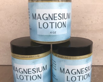Natural Magnesium Cream- Handcrafted