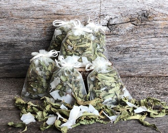 Set of 6 Lemon Verbena and Coconut Sachets